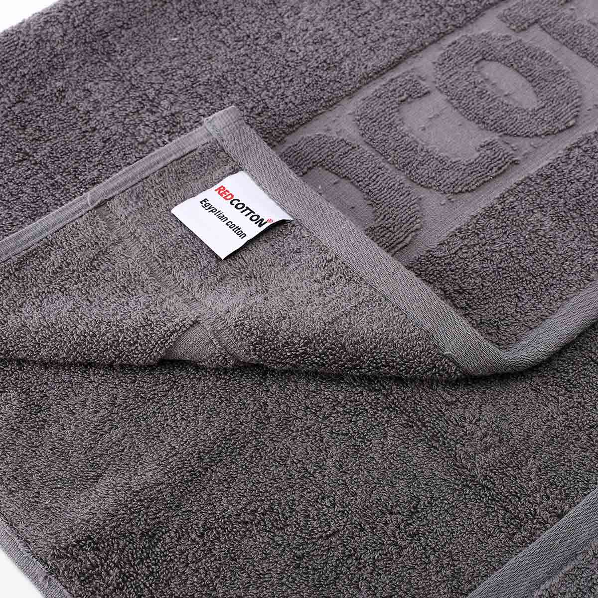 Soft Bashkir Cotton Towel Dark Gray Size In 90*180 Cm