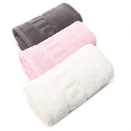 Pack of 3 - Luxurious White Cotton Bath Towels 50*100 cm