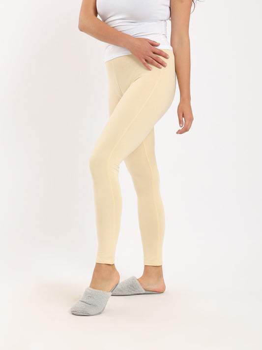 Women's Leggings for Comfort and Style - Beige
