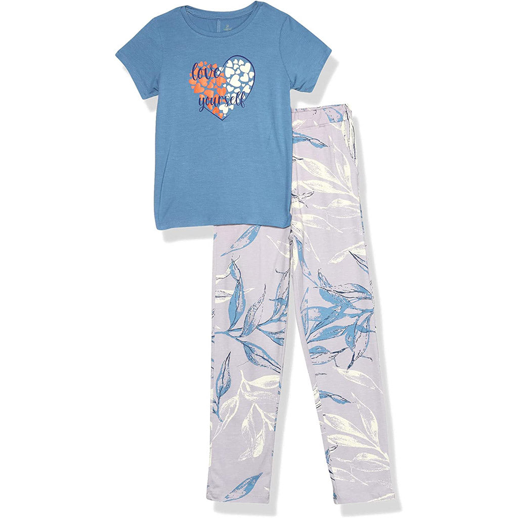 Girls' Pajamas Pant & Tee - Blue