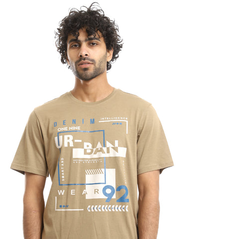 Stylish and Comfortable Everyday Tee T-Shirt, Café