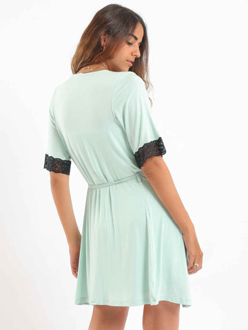 Women's Cotton Pajama Dress - Cozy and Stylish Sleepwear