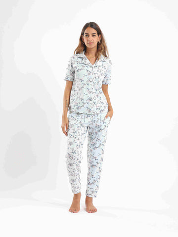 Red Cotton Women's Cotton Pajama Set - Stylish and Comfortable Sleepwear