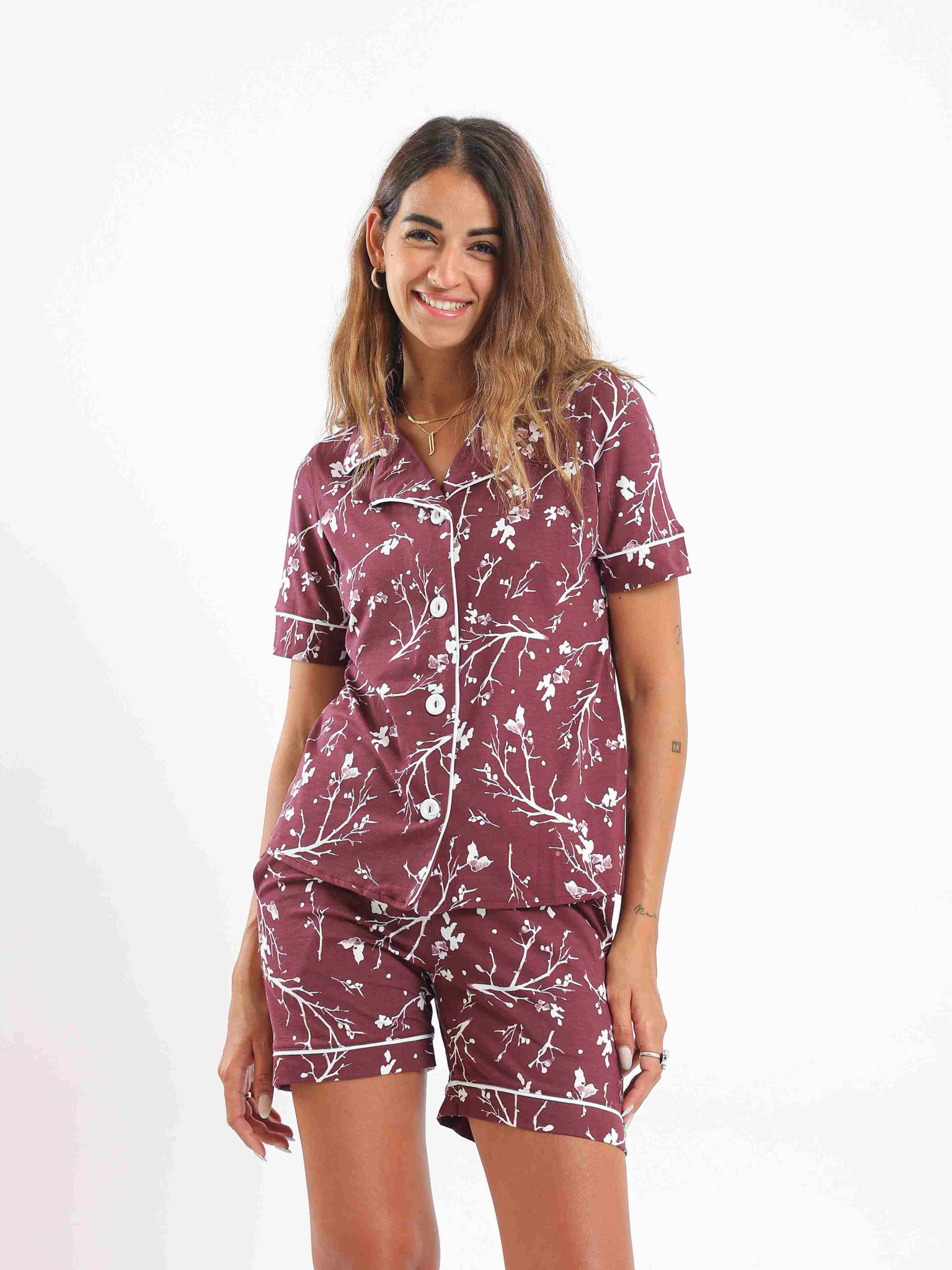 Women's Cotton Pajama Set - Relaxing Loungewear for a Good Night's Sleep