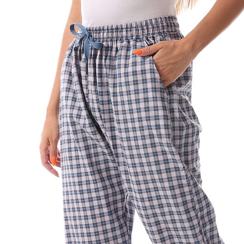 Women's Check Pants Trendy Comfy Style