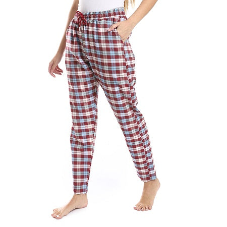 Women's check pants trendy comfy style