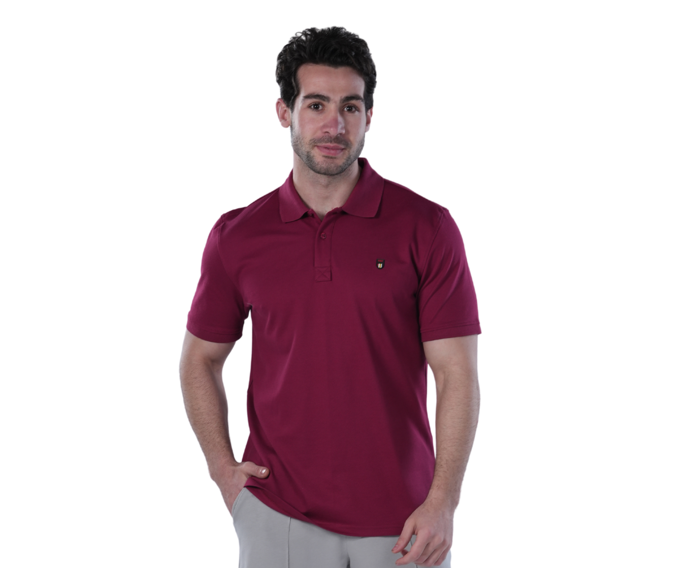Classic Fit Polo Shirt - Burgundy