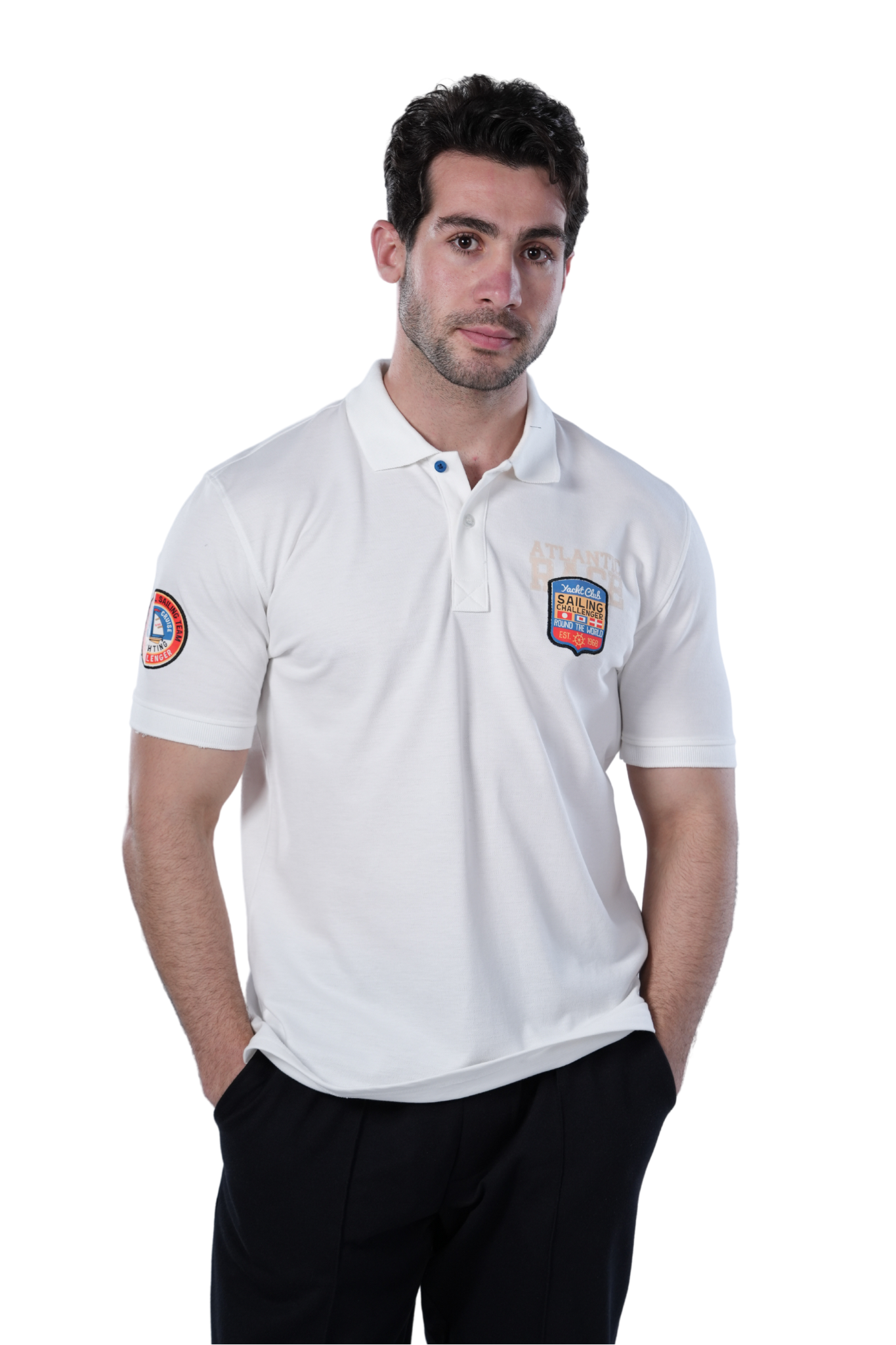Polo T-Shirt For Men - Comfortable & Basic - Off White