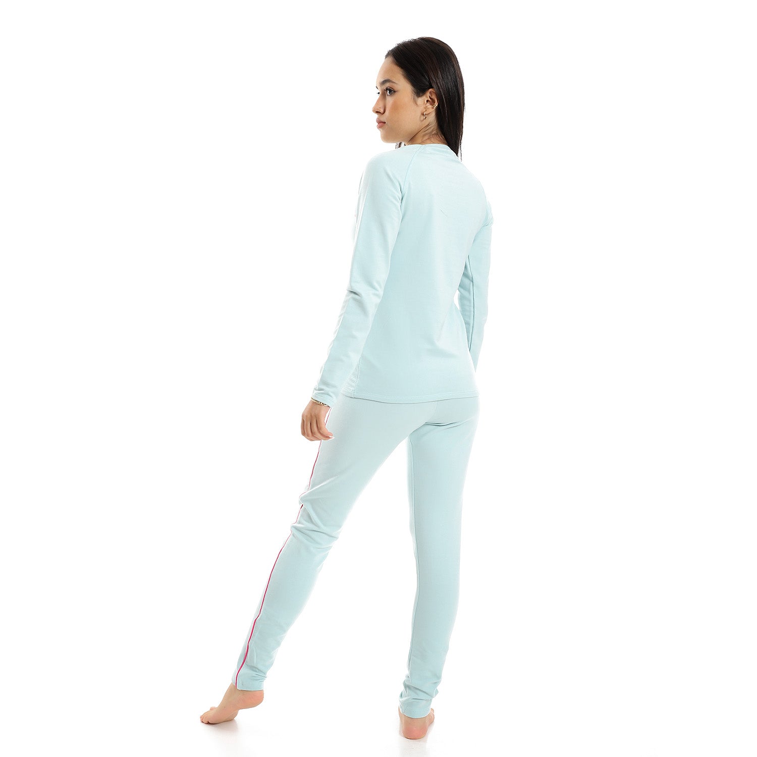 Women's Thermal Set Padded Inside - Light Green