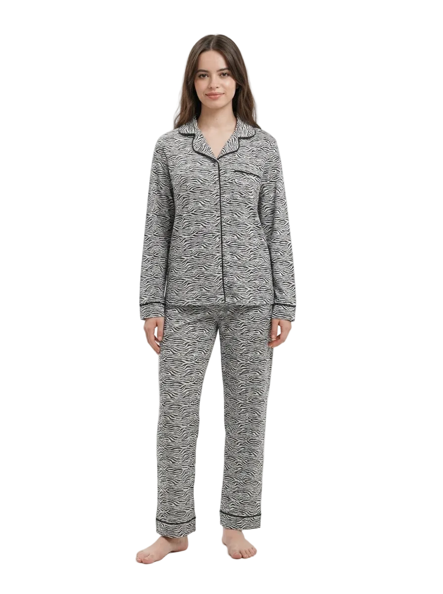 Classic Zebra Print Women's Pajamas