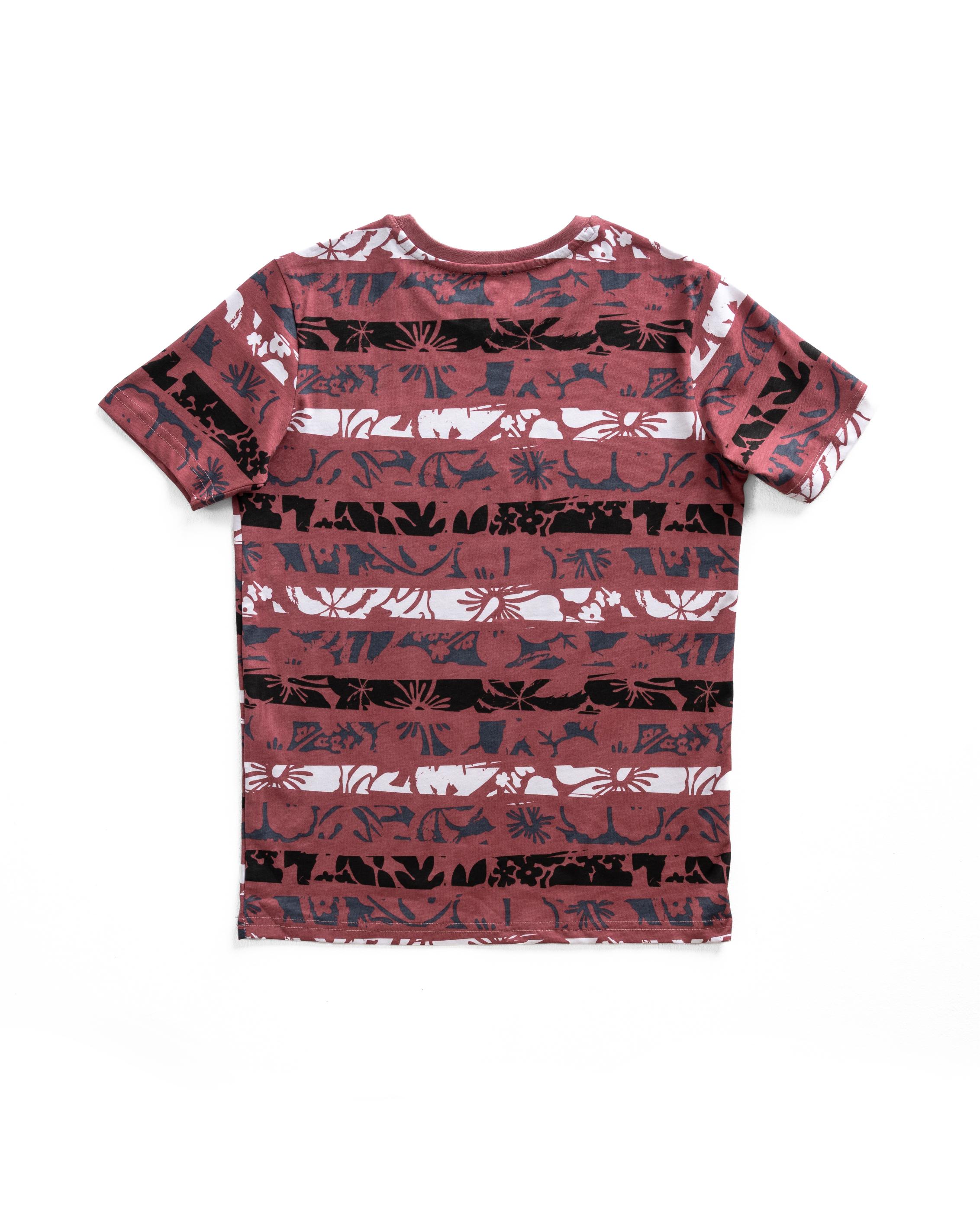 Short-sleeved T-shirt Red Cotton-Boys