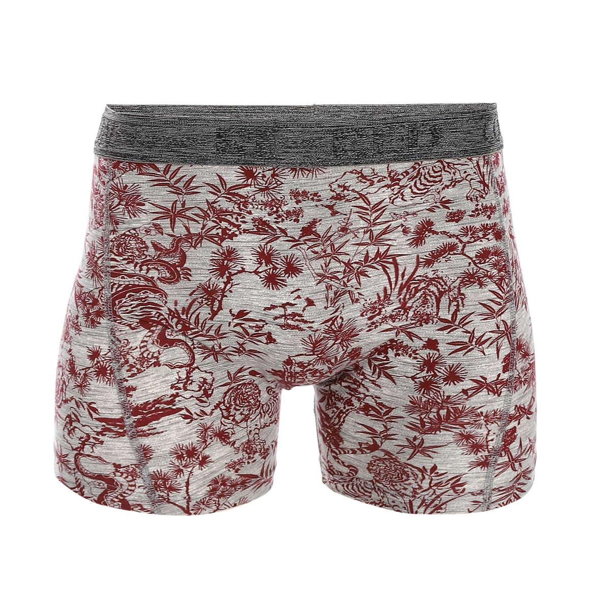 Boxer For Men Printed - Red Cotton