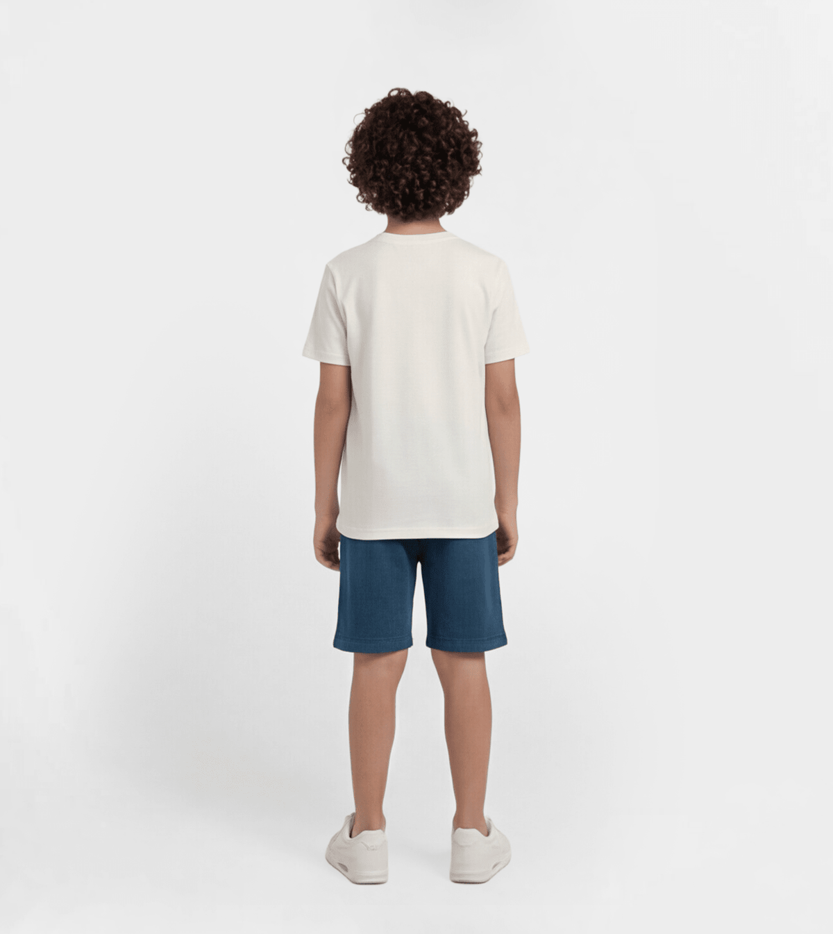 Boy Cotton Graphic Set - Red Cotton