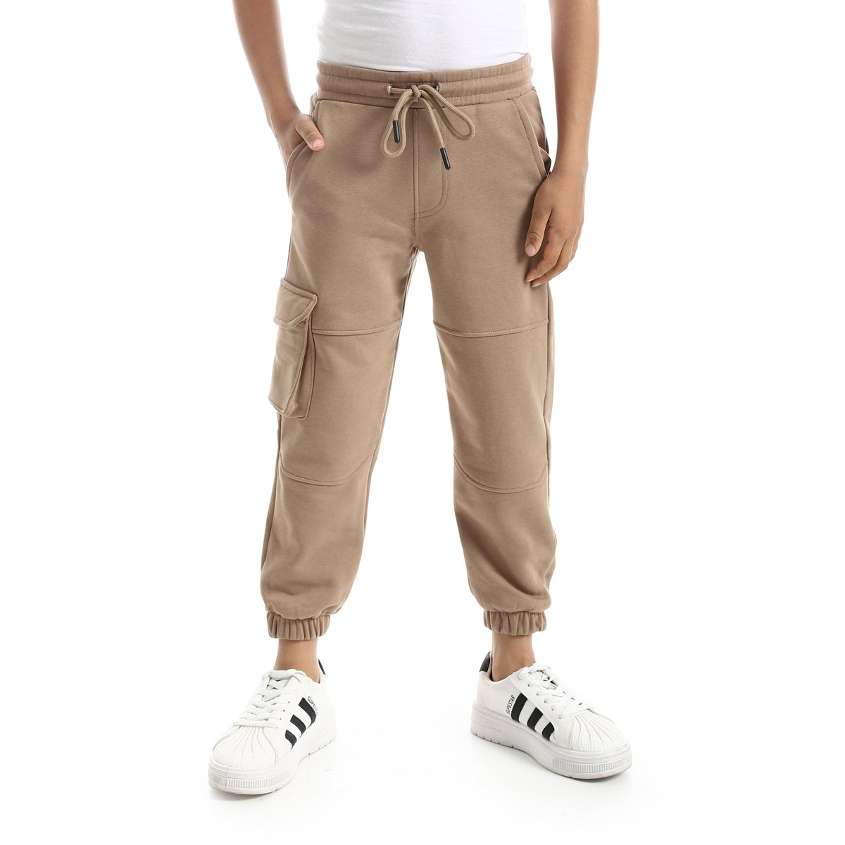 Boy’s Jogger Sweatpants - Red Cotton