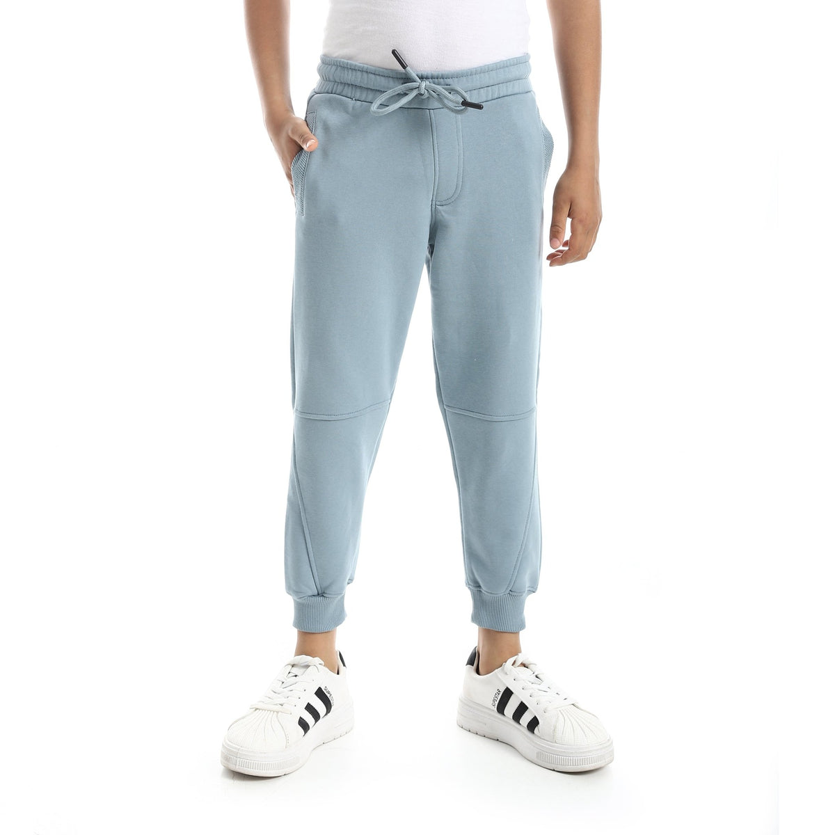 Boy's Sweatpants cotton Milton - Red Cotton