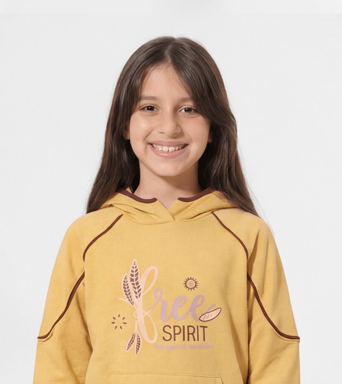 Girls "Free Spirit" Charleston Loungewear Set - Red Cotton