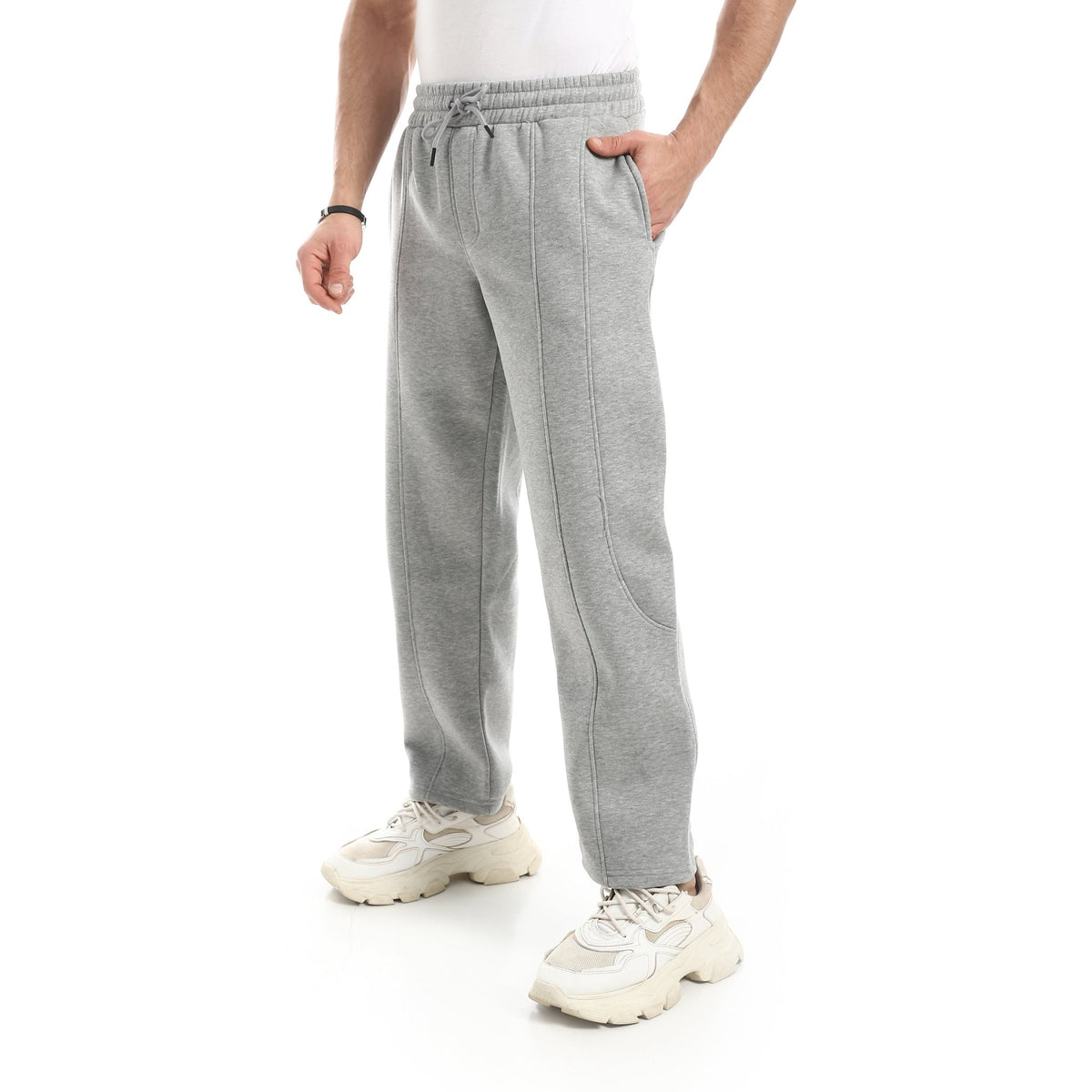 Men Comfort Joggers - Red Cotton