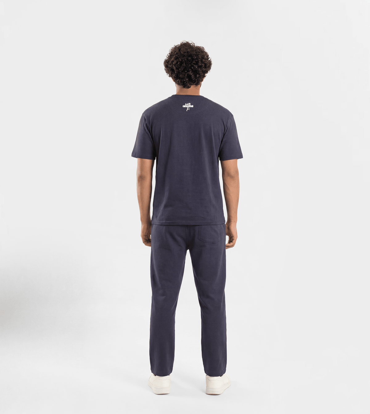 Men "Create Something" Active Lounge Set - Red Cotton