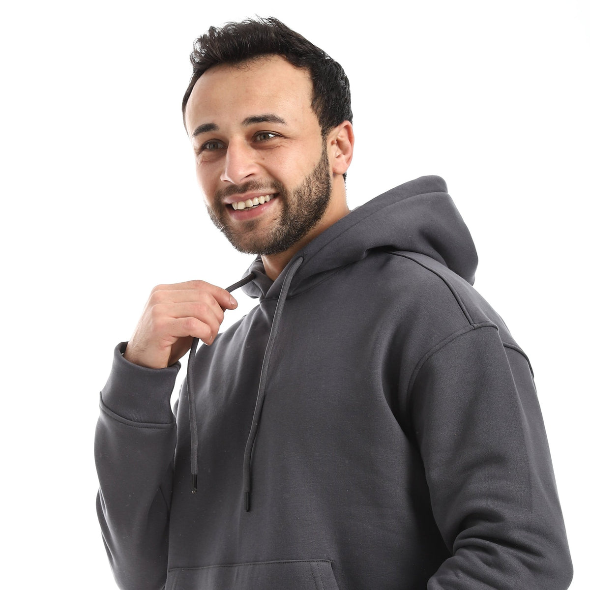 Men Essential Oversized Hoodie - Red Cotton