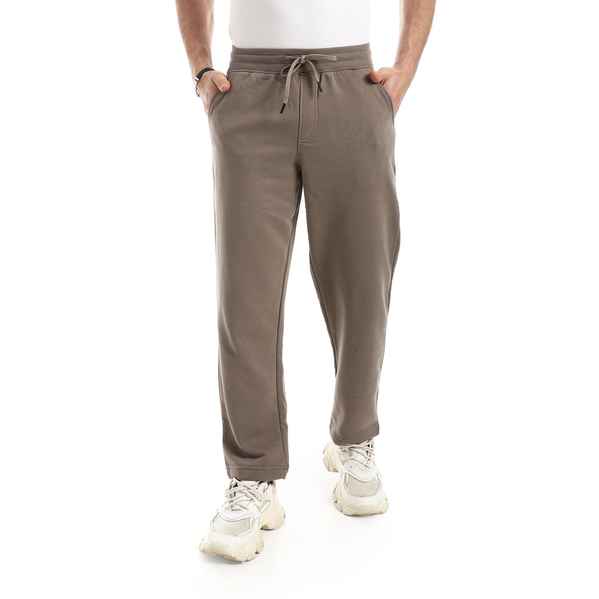 Men Everyday Comfort Joggers - Red Cotton