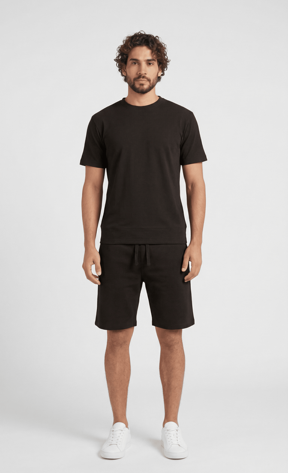 Men Premium Interlock Cotton Lounge Set - Red Cotton