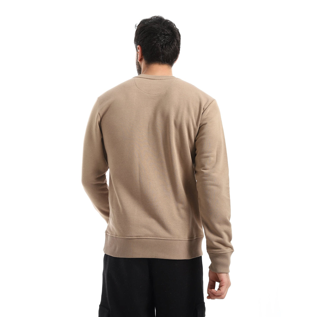 Men Premium Slim-Fit Sweatshirt - Red Cotton