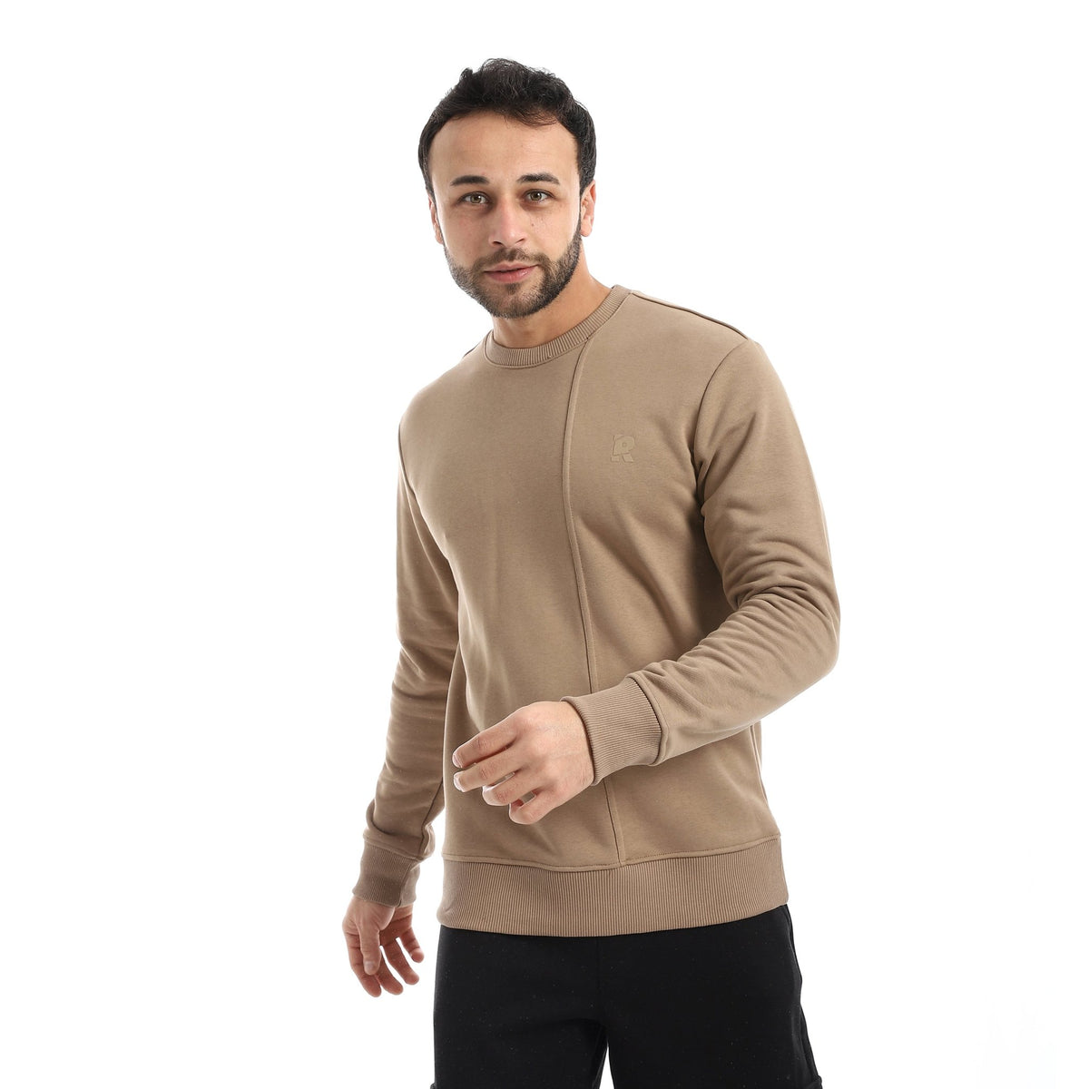 Men Premium Slim-Fit Sweatshirt - Red Cotton