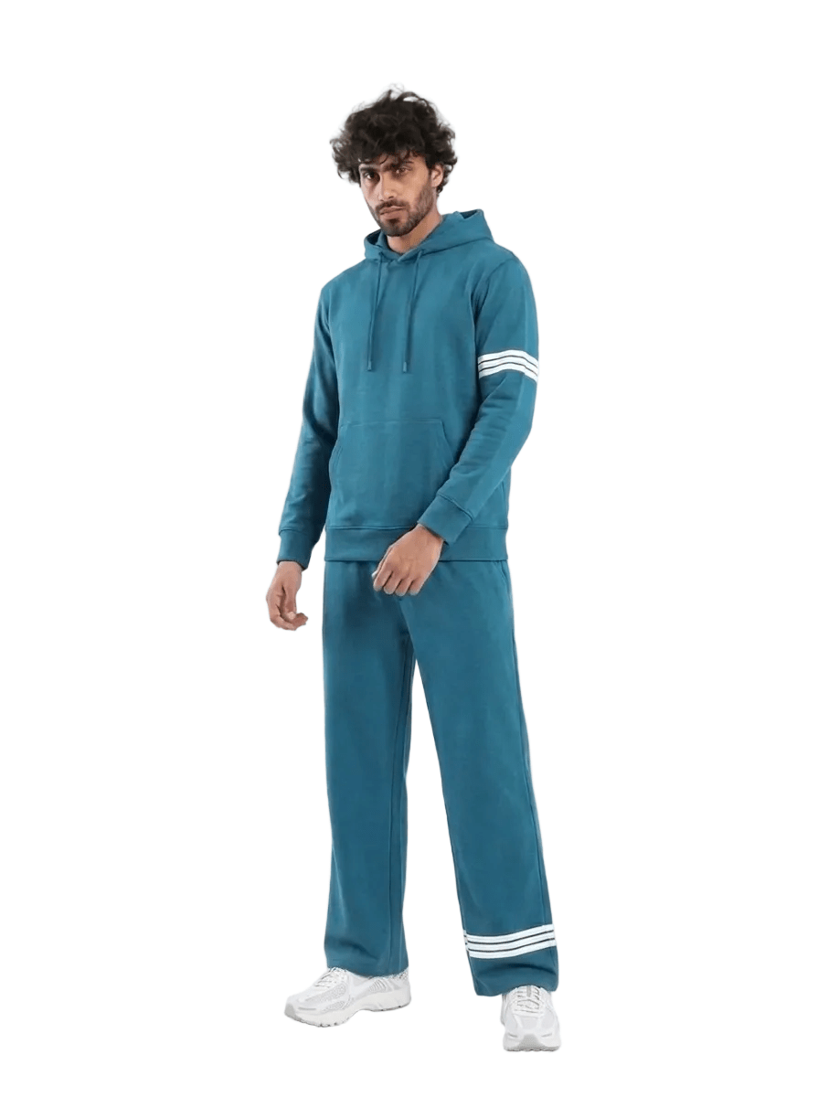 Men Premium Tracksuit - Red Cotton