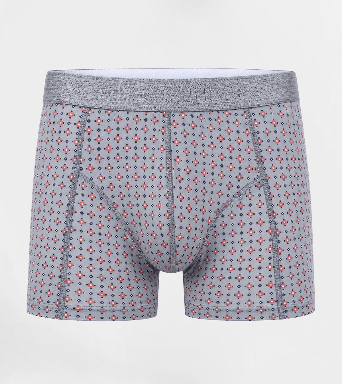 Men Printed Trunk Boxer - Red Cotton