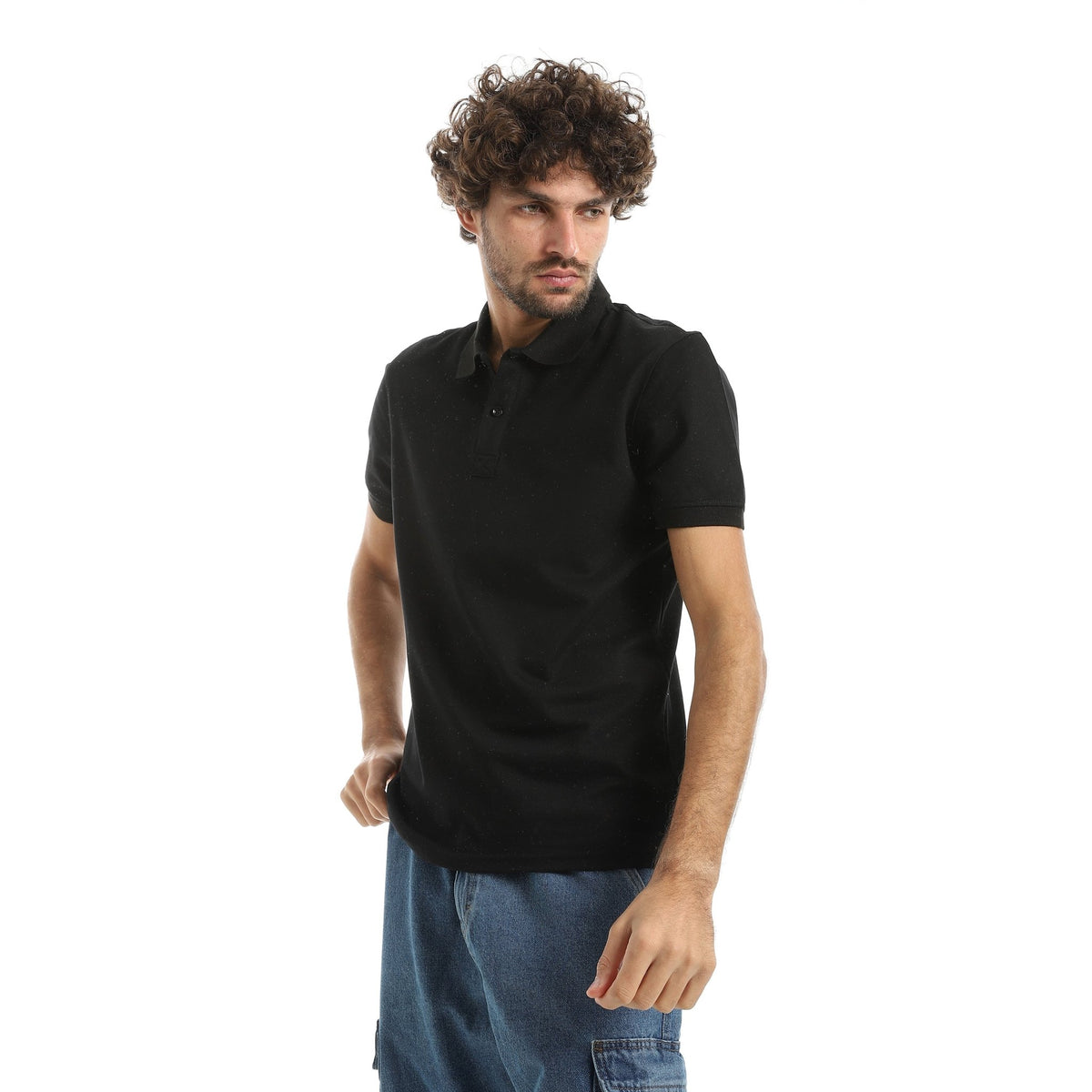 Mens Basic Polo Shirt - Red Cotton