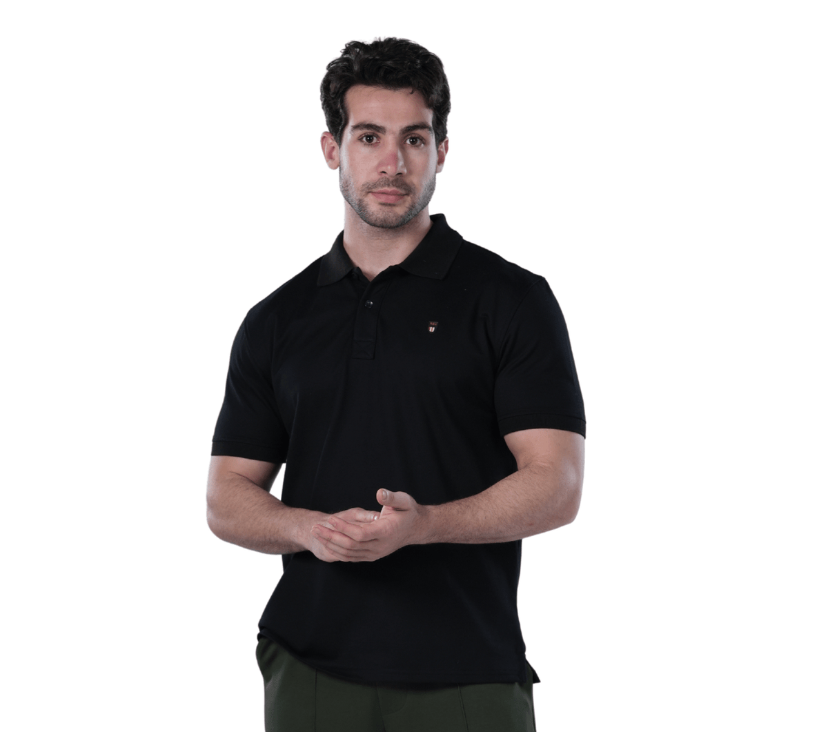 Men's Classic Fit Polo Shirt - Red Cotton