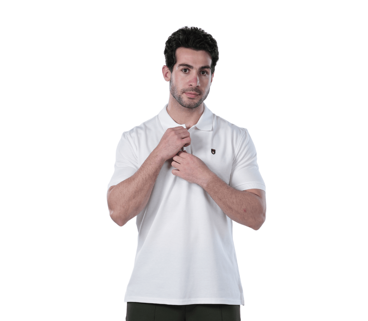 Men's Classic Fit Polo Shirt - Red Cotton