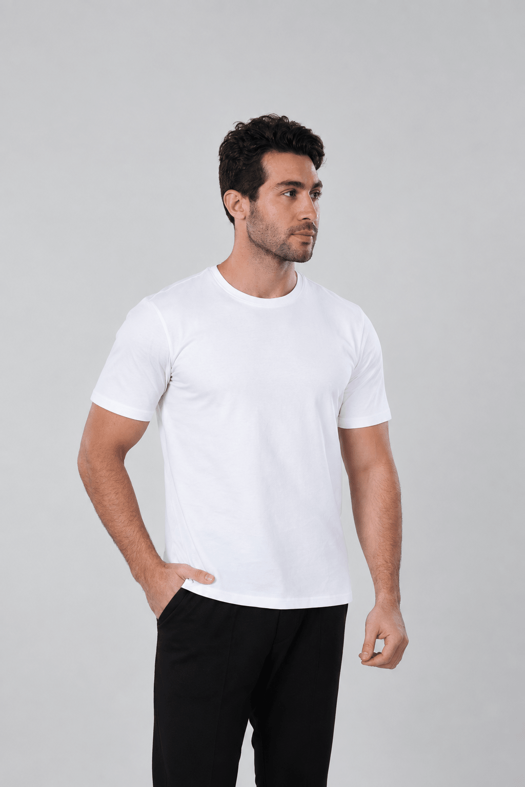 Men's Regular Fit Cotton T-Shirt - Multicolor - Red Cotton