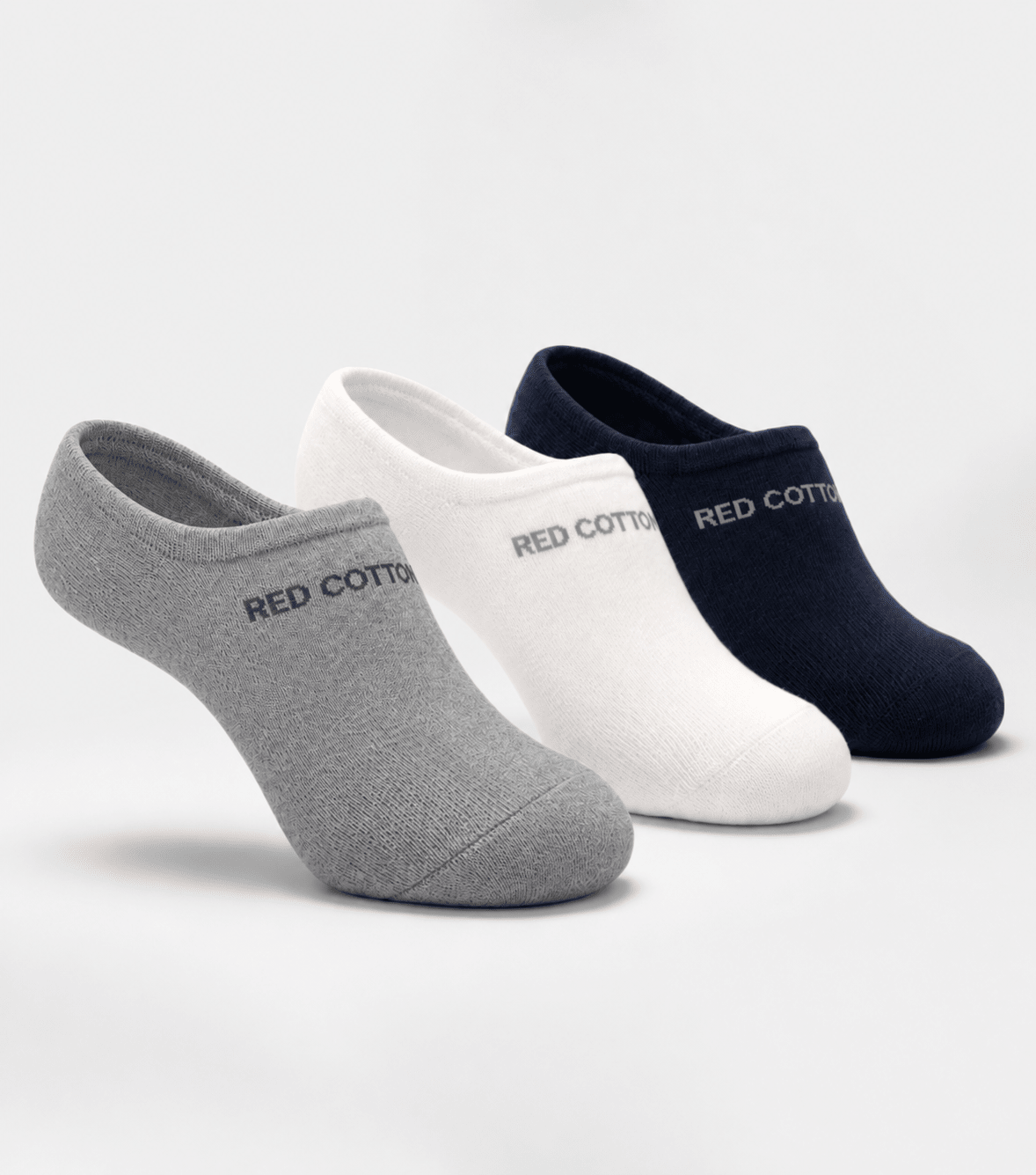 Men's Sock Set (3 Pairs) - Red Cotton