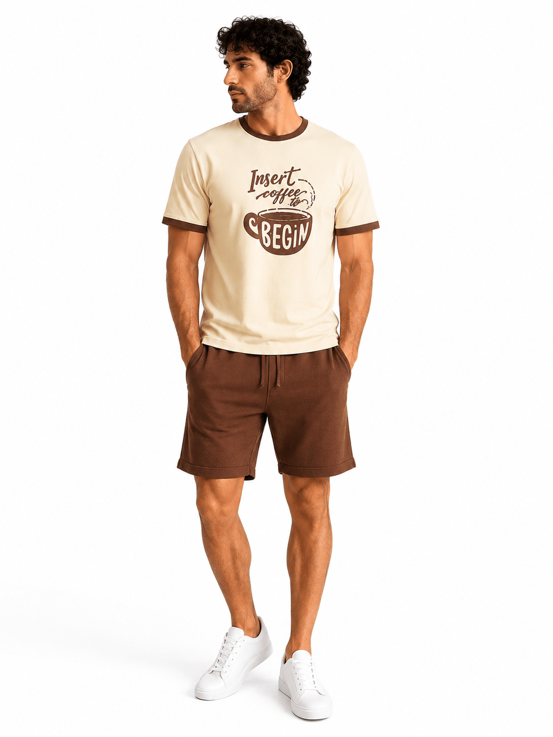 Men's Summer Milton Pajamas - Red Cotton