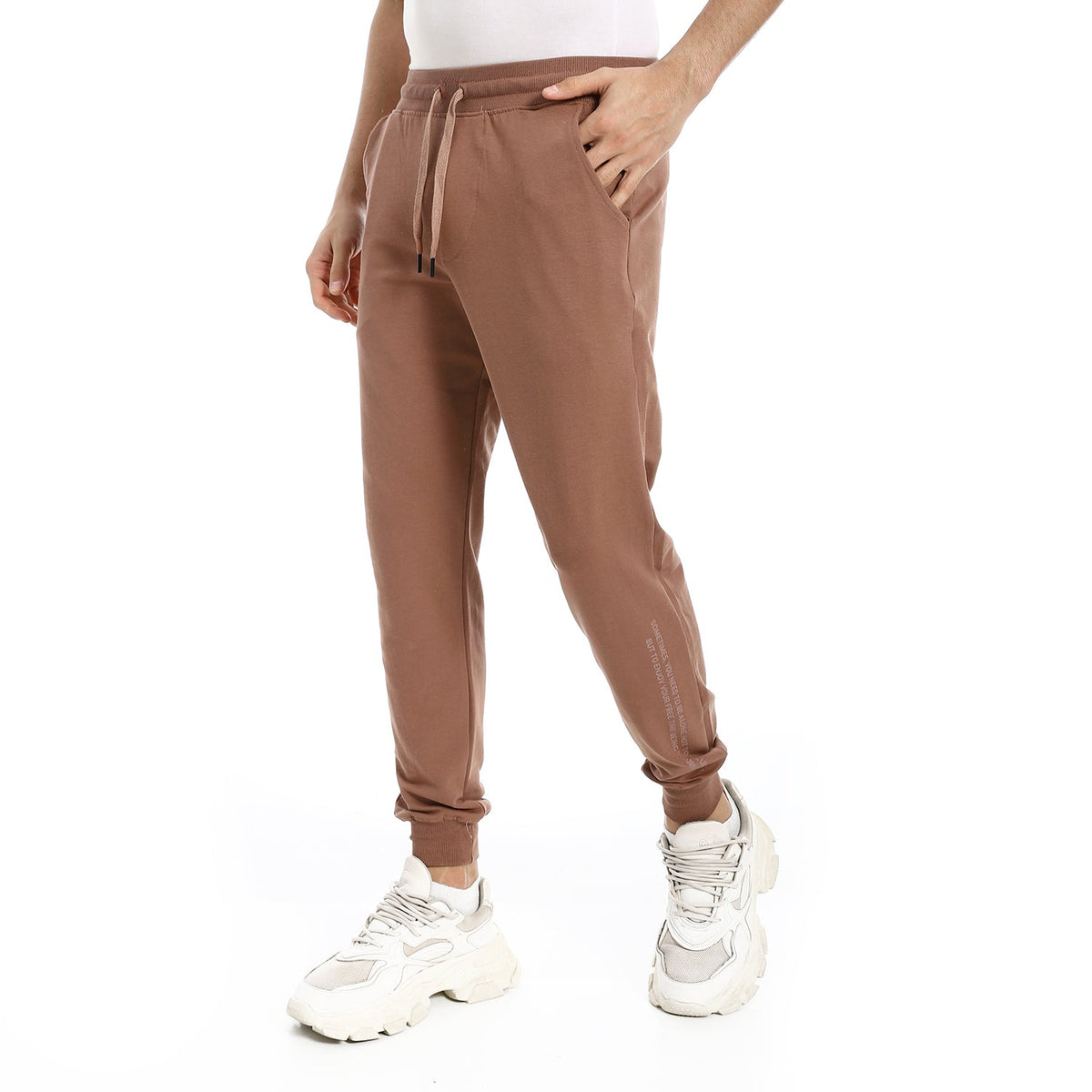 Men’s Summer Sweatpants - Red Cotton