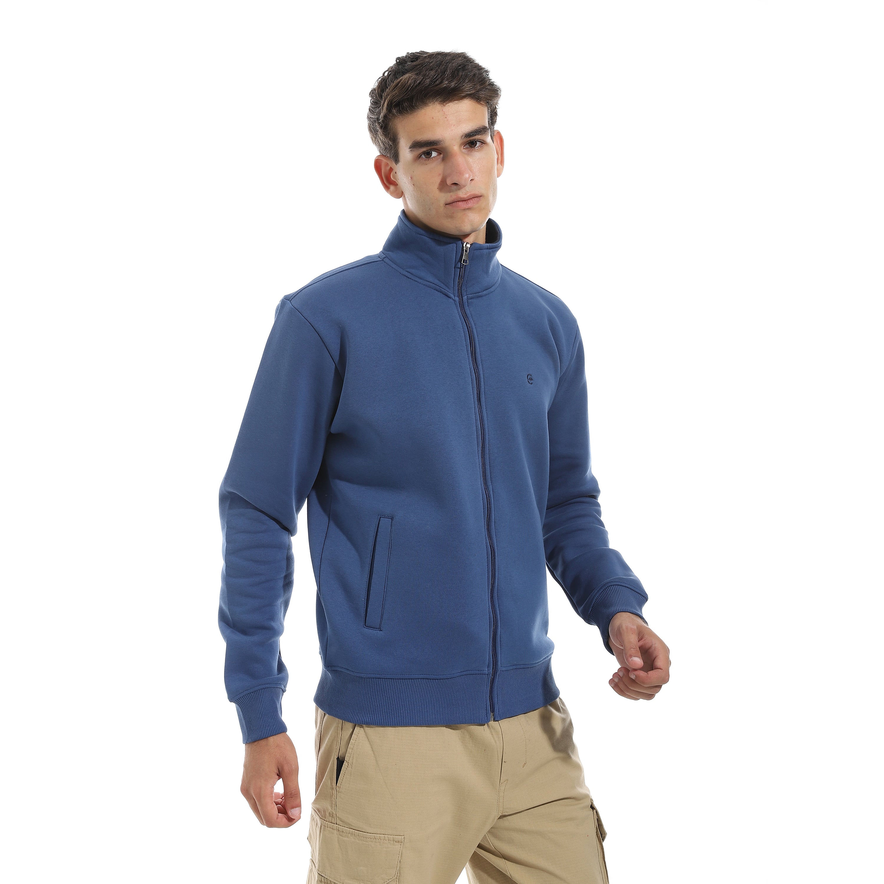 Men’s Half-Zip High-Neck Sweatshirt