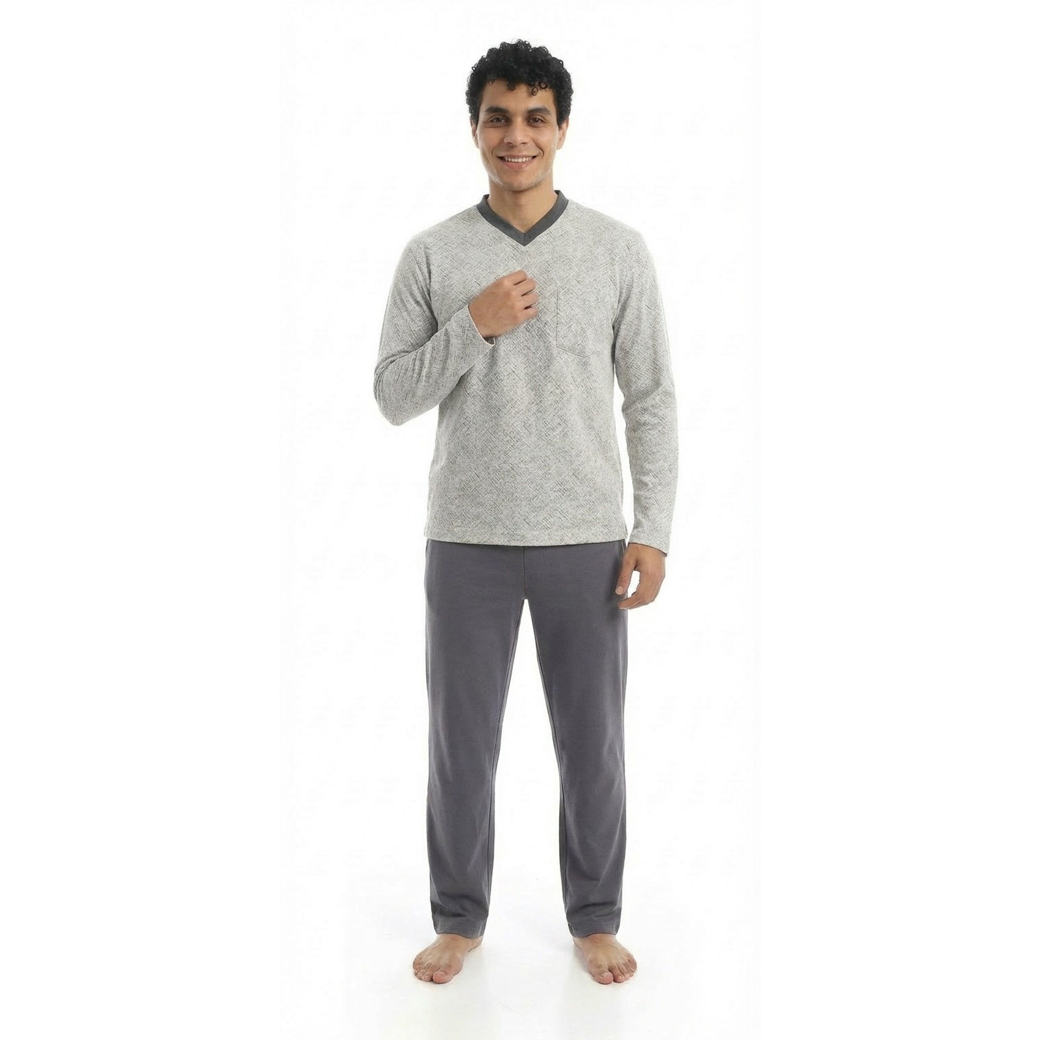 Men’s V-Neck Lounge Set