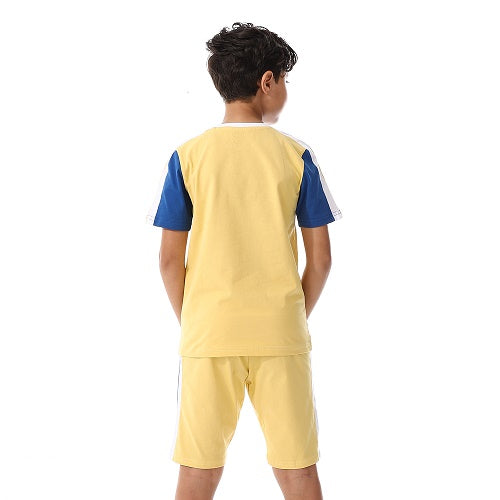 Boy's Summer Pajama- yellow