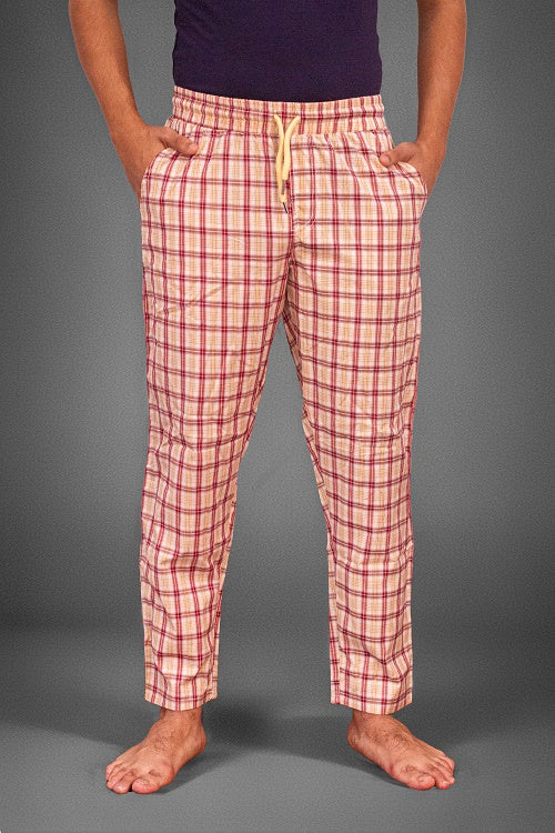 Men's Summer Check Pants- Simon