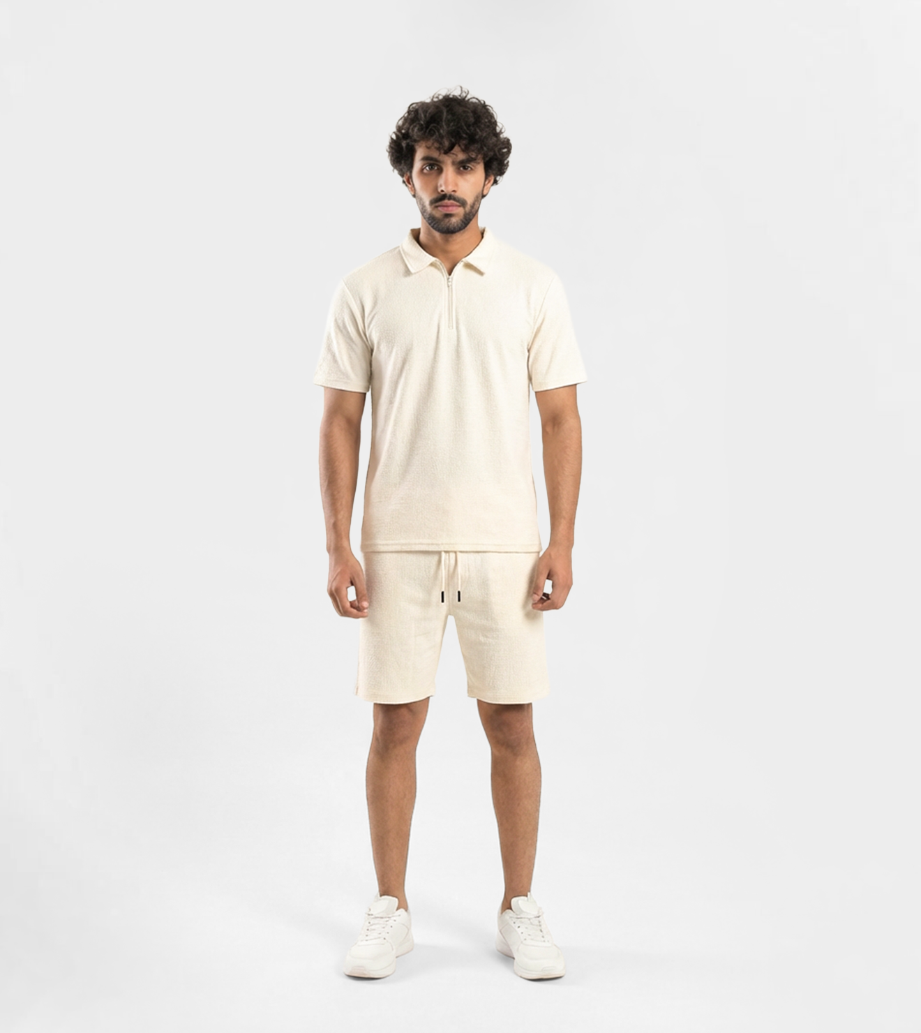 Men's Active Set Quarter-Zip & Performance Shorts