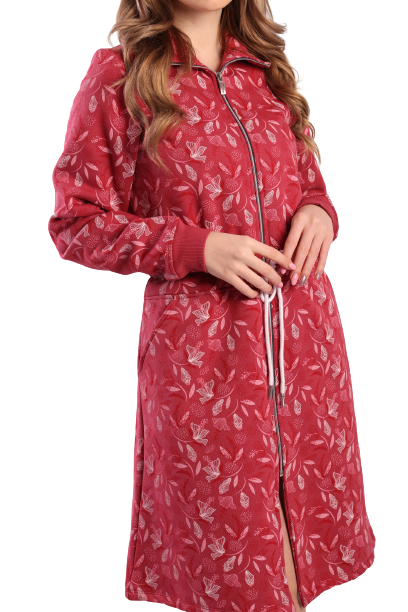 Comfy Coat Women's Winter Zip Dress-Kashmir