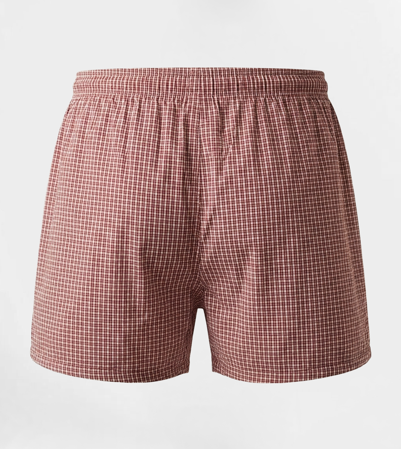 Men Plaid Boxer, Stylish Lite Blue Comfy Made Cotton