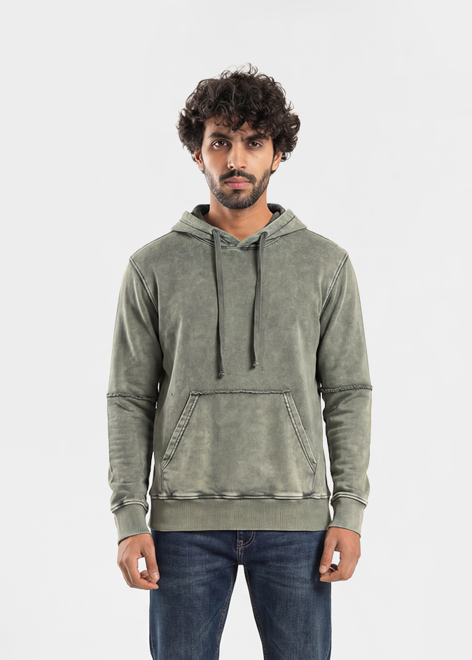 Men’s Mineral-Washed Hoodie