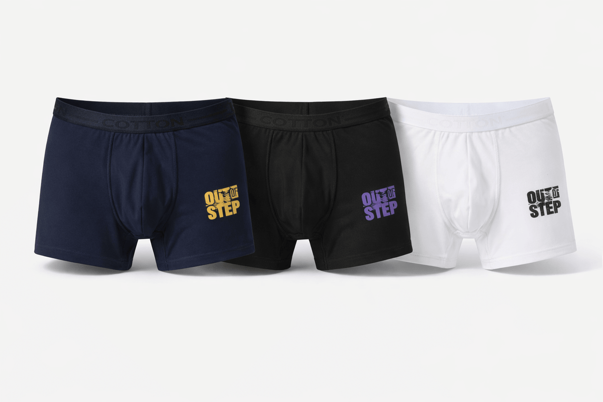 Ultimate Comfort Men’s Boxer Briefs – 3 Pack - Red Cotton