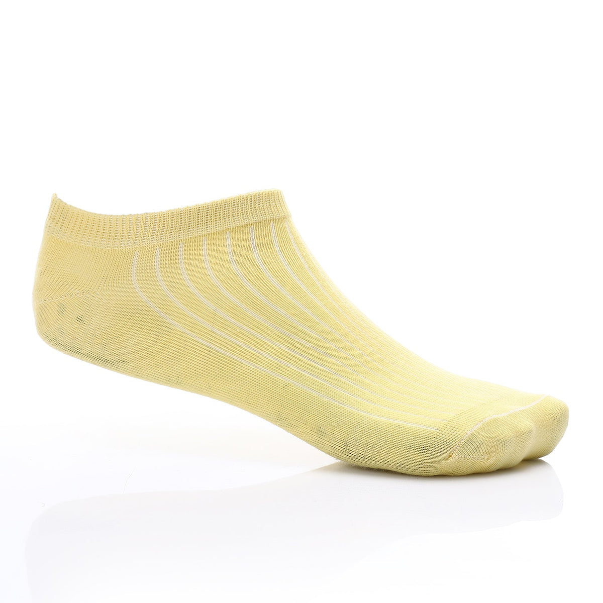 Women Socket Socks - Yellow - Red Cotton