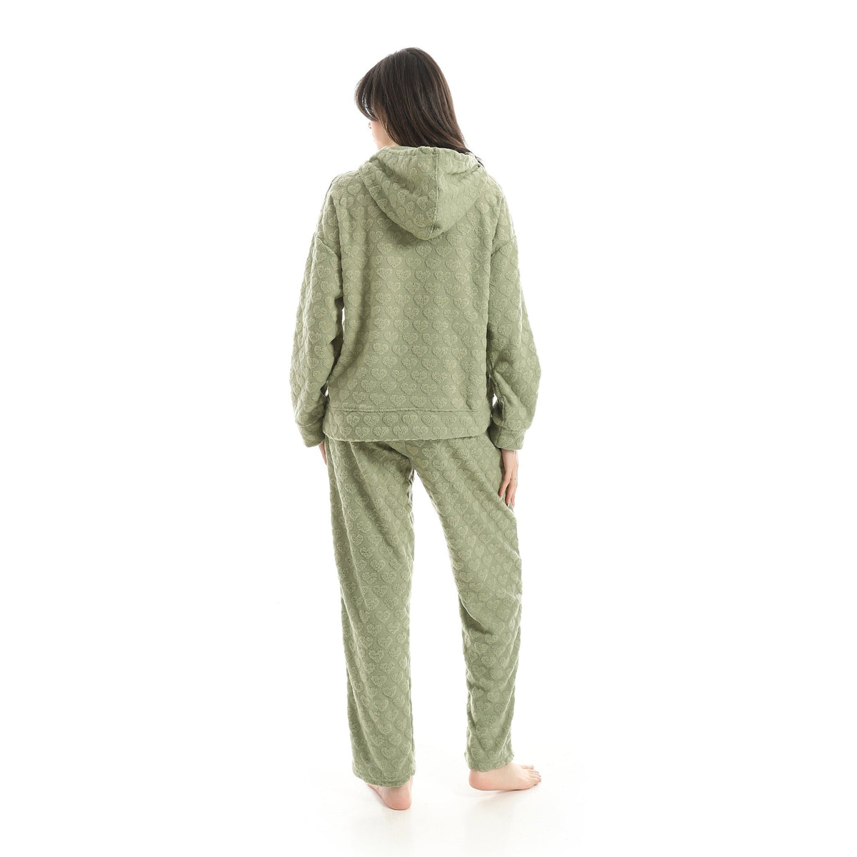 Women The Love Pajama Set - Red Cotton