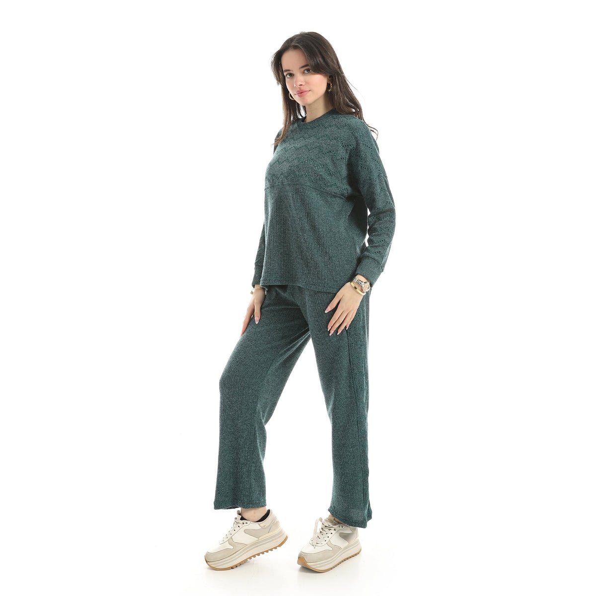 Women’s 2-Piece Pajama Set Red Cotton - Red Cotton