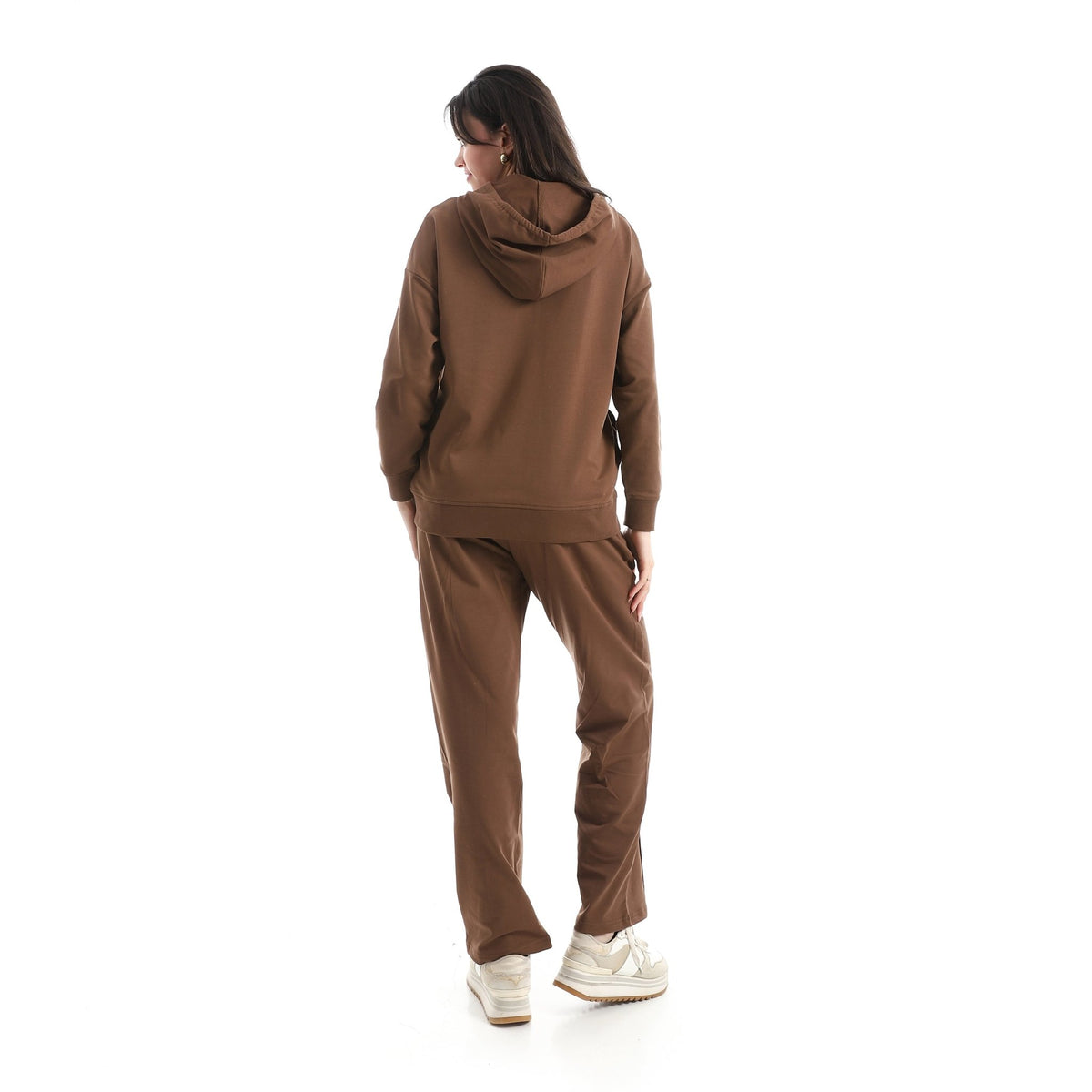 Women’s Active Tracksuit - Red Cotton