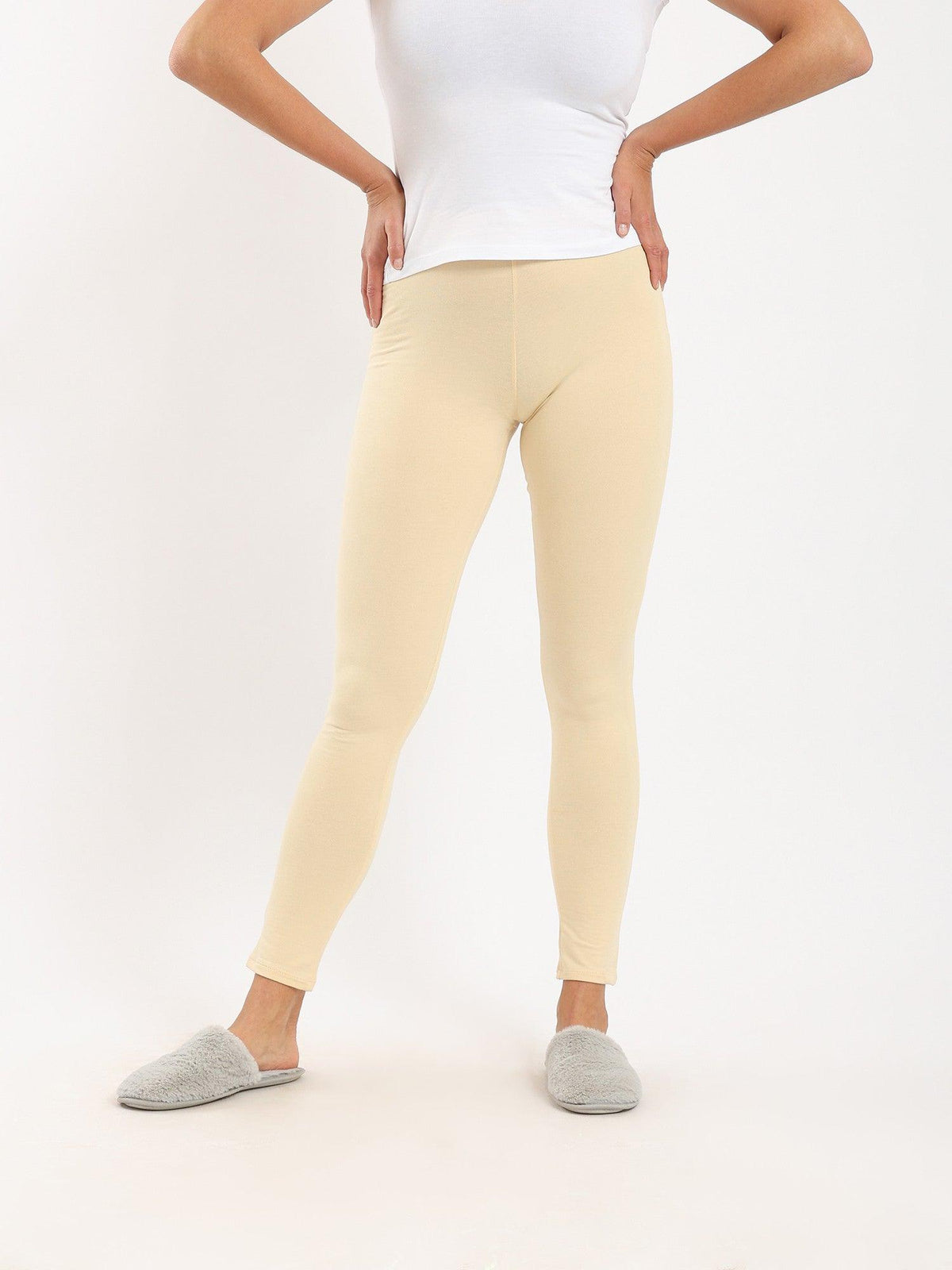 Women's Leggings For Comfort and Style - Red Cotton